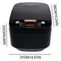 Digitaler Reiskocher 5 L mit Dampfgarfunktion und Warmhalten