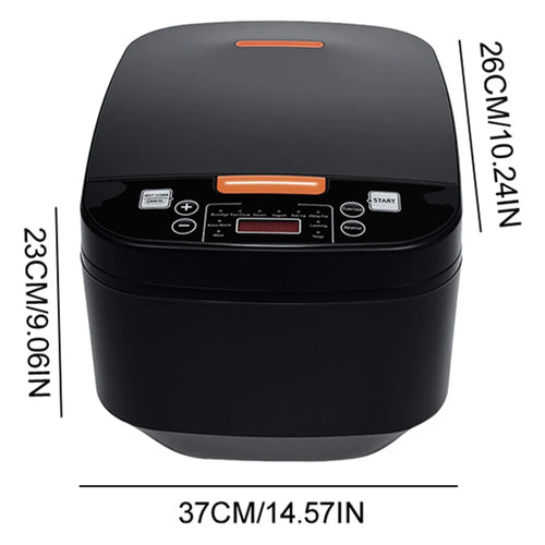 Digitaler Reiskocher 5 L mit Dampfgarfunktion und Warmhalten